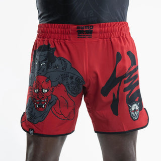 Pantaloncini Half Sumo Junkie Rosso-Combat Arena