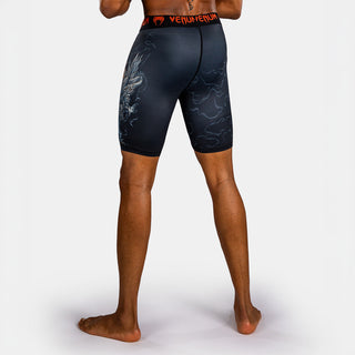 Korte broek op compressie Thunder Dragon Zwart-Combat Arena