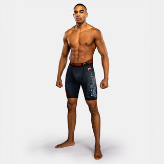 Korte broek op compressie Thunder Dragon Zwart-Combat Arena