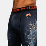 Korte broek op compressie Thunder Dragon Zwart-Combat Arena