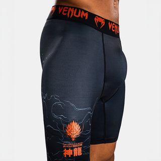 Korte broek op compressie Thunder Dragon Zwart-Combat Arena