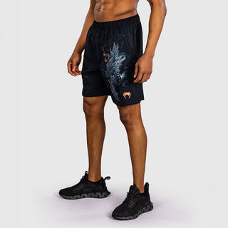 Korte broek training Venum Thunder Dragon Zwart-Combat Arena