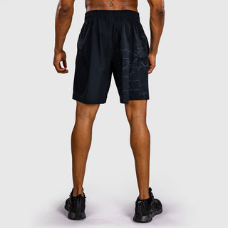 Korte broek training Venum Thunder Dragon Zwart-Combat Arena
