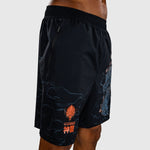 Korte broek training Venum Thunder Dragon Zwart-Combat Arena