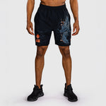 Korte broek training Venum Thunder Dragon Zwart-Combat Arena