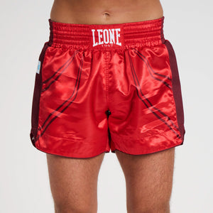 Korte broek kick WAKO Leone AB996 Rood-Combat Arena