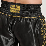 Korte broek kick-thai Leone DNA Premium AB969 Zwart-Combat Arena