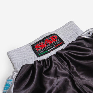 Pantaloncini kick-thai SAP WAKO Combat Competition Nero-Combat Arena