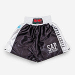 Pantaloncini kick-thai SAP WAKO Combat Competition Nero-Combat Arena