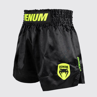 Pantaloncini kick-thai Venum Classic Evo Nero-giallo-Combat Arena