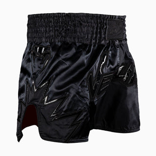 Korte broek kick-thai Venum Inferno 2.0 Zwart-grijs-Combat Arena