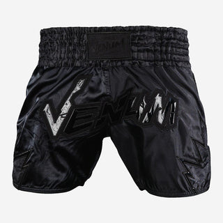 Korte broek kick-thai Venum Inferno 2.0 Zwart-grijs-Combat Arena