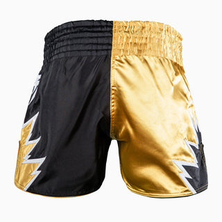 Korte broek kick-thaise Venum Inferno 2.0 Zwart-goud-Combat Arena
