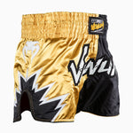Korte broek kick-thaise Venum Inferno 2.0 Zwart-goud-Combat Arena