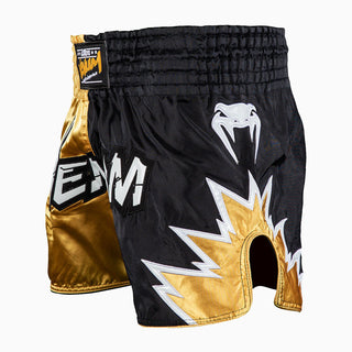 Korte broek kick-thaise Venum Inferno 2.0 Zwart-goud-Combat Arena