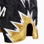 Korte broek kick-thaise Venum Inferno 2.0 Zwart-goud-Combat Arena