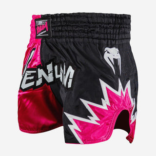 Korte broek kick-thaïs Venum Inferno 2.0 Roze-zwart-Combat Arena