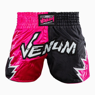 Korte broek kick-thaïs Venum Inferno 2.0 Roze-zwart-Combat Arena