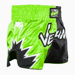 Korte broek kick-thai Venum Inferno 2.0 Groen-zwart-Combat Arena