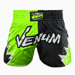 Korte broek kick-thai Venum Inferno 2.0 Groen-zwart-Combat Arena