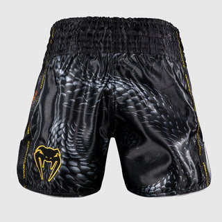 Korte broek kick-thai Venum Matupa Zwart-grijs-Combat Arena