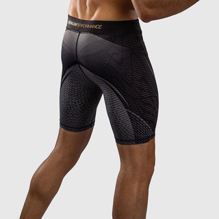 Korte broek met compressie Galactic 3.0 Zwart-goud 