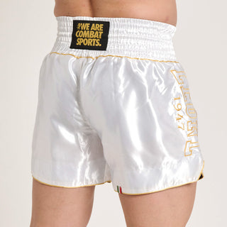 Korte broek kick-thai Leone DNA Premium AB969 Wit 