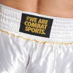 Korte broek kick-thai Leone DNA Premium AB969 Wit 