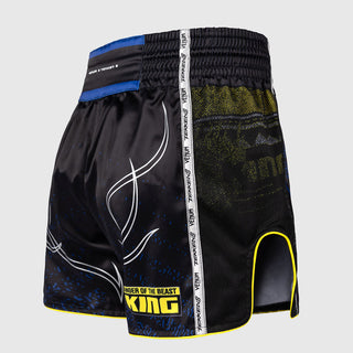 Korte broek kick-thai Venum Tekken 8 King Zwart-geel 