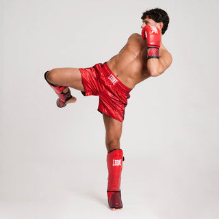 Korte broek kick WAKO Leone AB996 Rood 