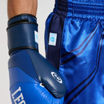 Korte broek kick WAKO Leone AB996 Blauw 