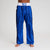 Broek Kickboksen WAKO Leone AB992 Blauw-Combat Arena