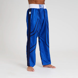 Broek Kickboksen WAKO Leone AB992 Blauw 