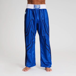 Broek Kickboksen WAKO Leone AB992 Blauw 