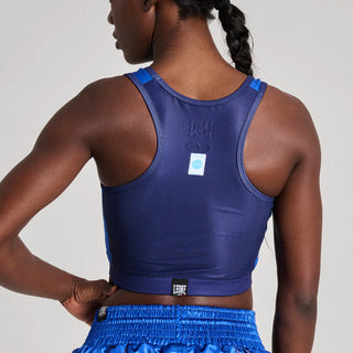 Dames Borstbeschermers Leone WAKO AB993 Blauw-Combat Arena