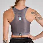 Dames Borstbeschermers Leone WAKO AB993 Zwart-Combat Arena