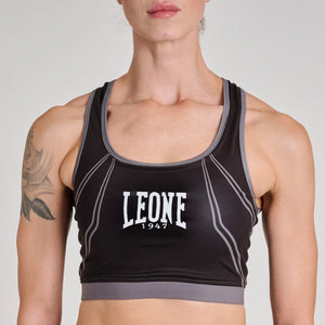 Dames Borstbeschermers Leone WAKO AB993 Zwart-Combat Arena