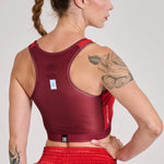 Dames Borstbeschermers Leone WAKO AB993 Rood-Combat Arena