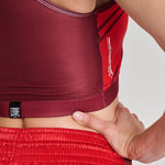 Dames Borstbeschermers Leone WAKO AB993 Rood-Combat Arena