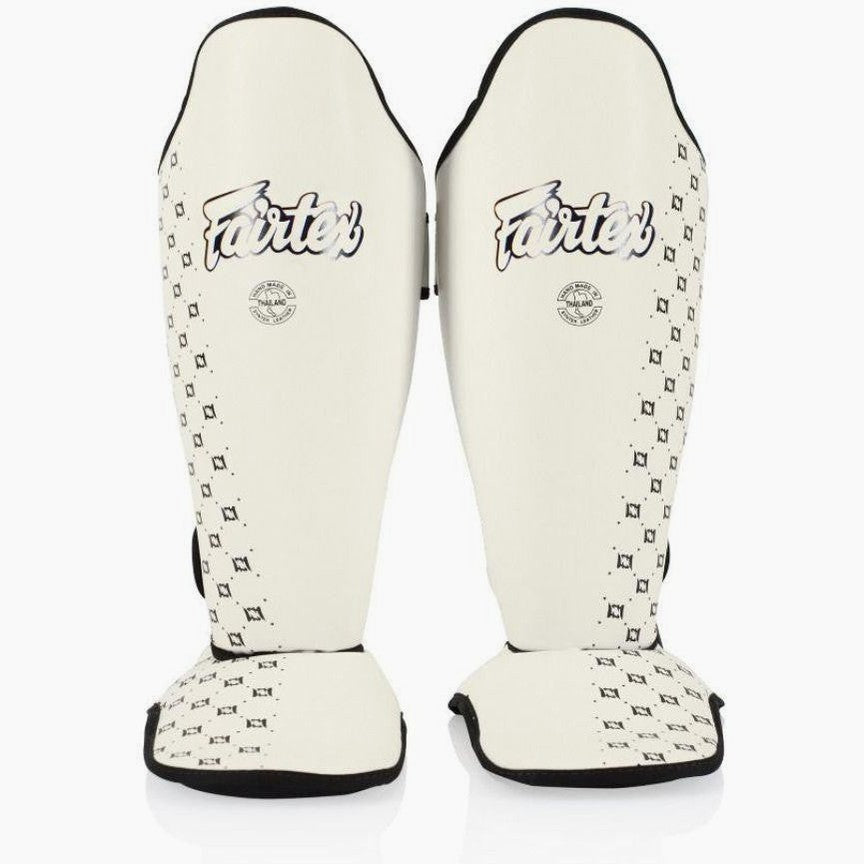 Fairtex SP5 Competition - Scheenbeschermers - Crème Wit