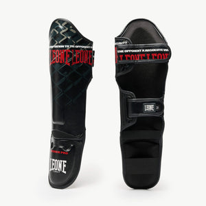 Scheenbeschermers Leone MMA Cage PT163 Donkergrijs-Combat Arena