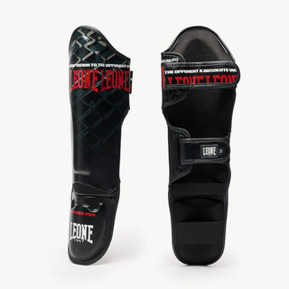 Scheenbeschermers Leone MMA Cage PT163 Donkergrijs-Combat Arena