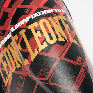 Scheenbeschermers Leone MMA Cage PT163 Rood-Combat Arena