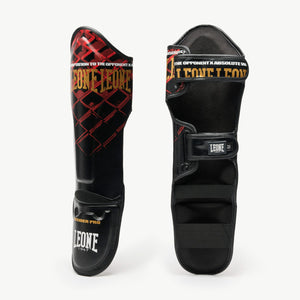 Scheenbeschermers Leone MMA Cage PT163 Rood-Combat Arena