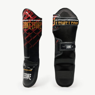 Scheenbeschermers Leone MMA Cage PT163 Rood-Combat Arena