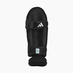 Scheenbeschermers met parapet Adidas Pro Kickboksen WAKO Zwart-wit 
