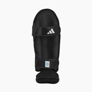 Scheenbeschermers met parapet Adidas Pro Kickboksen WAKO Zwart-wit 
