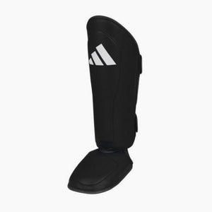 Scheenbeschermers met parapet Adidas Pro Kickboksen WAKO Zwart-wit 