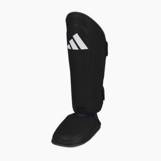 Scheenbeschermers met parapet Adidas Pro Kickboksen WAKO Zwart-wit 