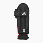 Scheenbeschermers met voetbescherming Adidas Pro Kickboksen WAKO Rood-wit 